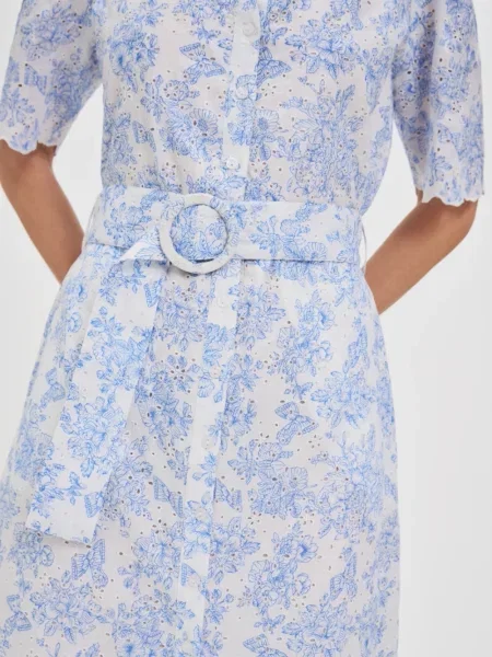 Rochie Marisse de costum alb
