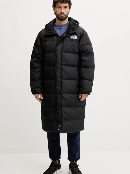 Péřová bunda The North Face Nuptse zimní černá
