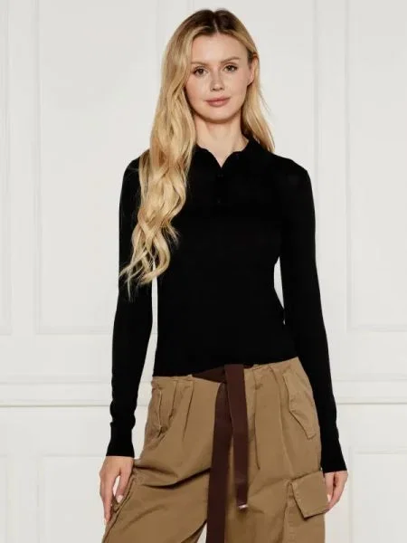 Pinko De lână pulover LIQUOROSO negru