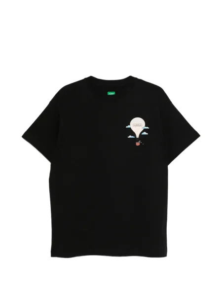 Tricou Flâneur cu imagine negru