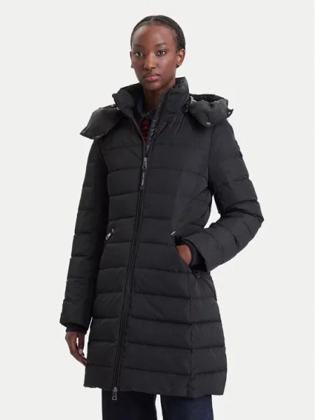 Tommy Hilfiger Pūkinė striukė juoda