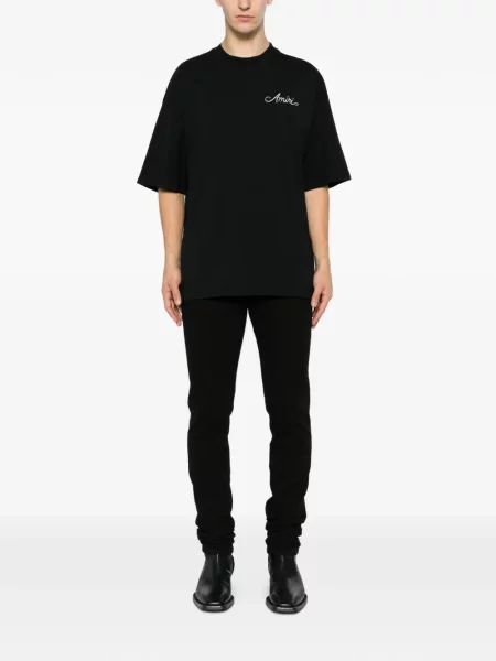Tricou Amiri cu imagine negru