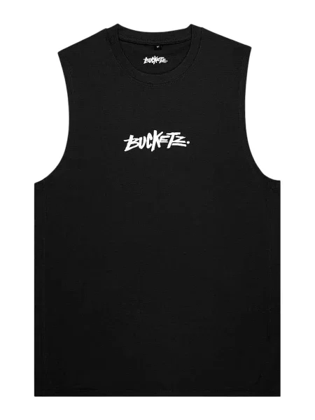 Bucketz Tricou funcțional negru alb