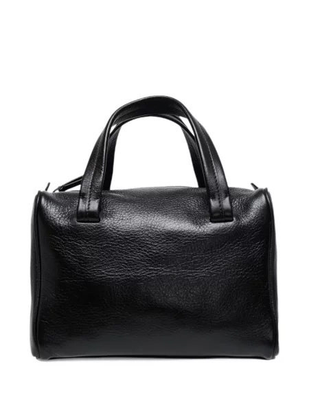 Kožna shopper torbica Nothing Written crna