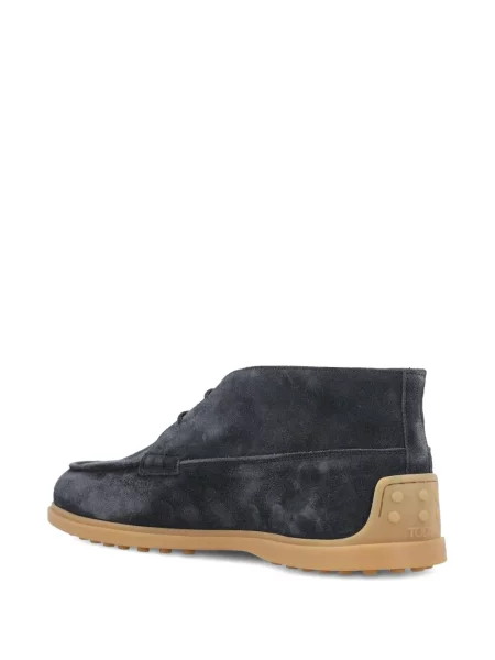 Μποτάκια Tod's με κορδόνια χωρίς τακούνι με δαντέλα μπλε