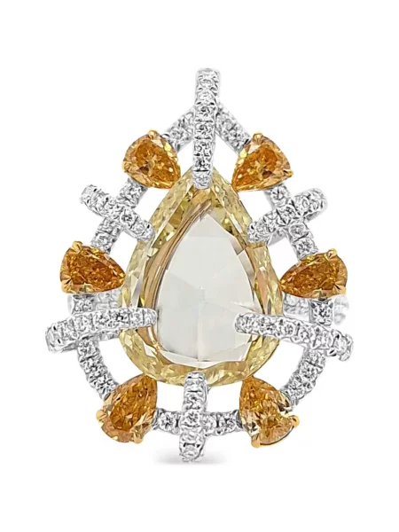 Cocktail inel Hyt Jewelry argintiu