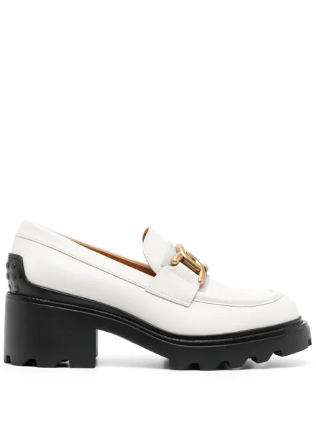 Pantofi loafer Tod's din piele gri