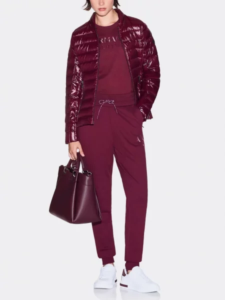 Футболка Armani Exchange бордовая