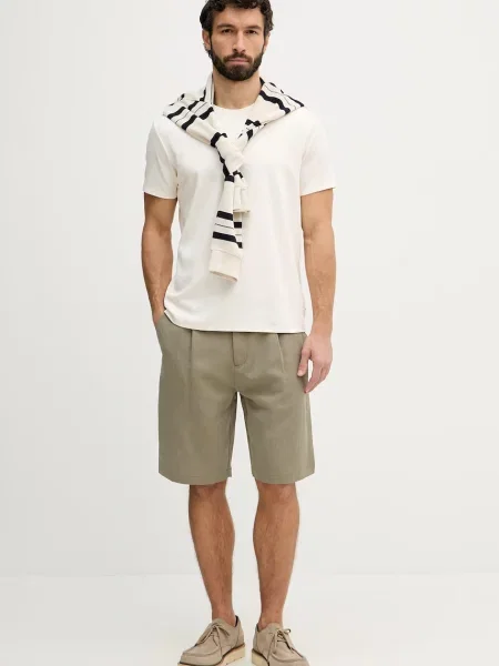 Guess T-shirt Écru bež