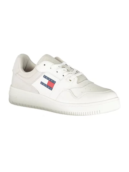 Sneakersy Tommy Jeans zamszowe białe