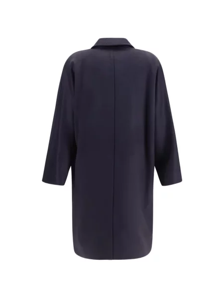 Palton Max Mara cu două rânduri de nasturi violet