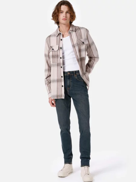 Джинси Colin’s комбінований верх коричневий