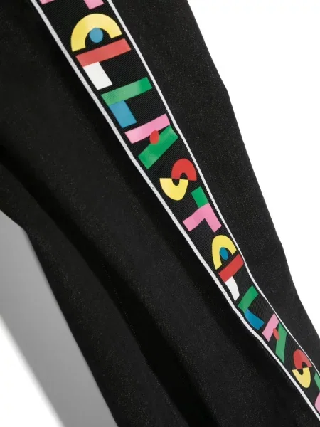 Jeansy straight leg dziecięce Stella Mccartney czarne