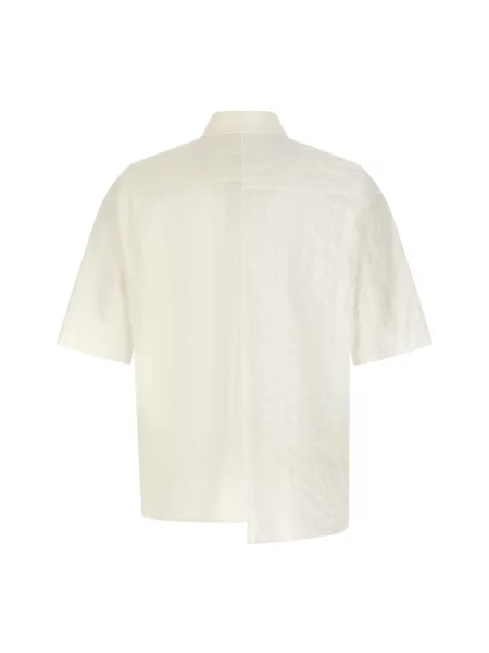 Maison Margiela Koszule Mężczyzna Biały S Asymmetric Shirt szara