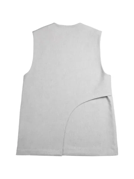 Vestă Future Classics asimetrică gri
