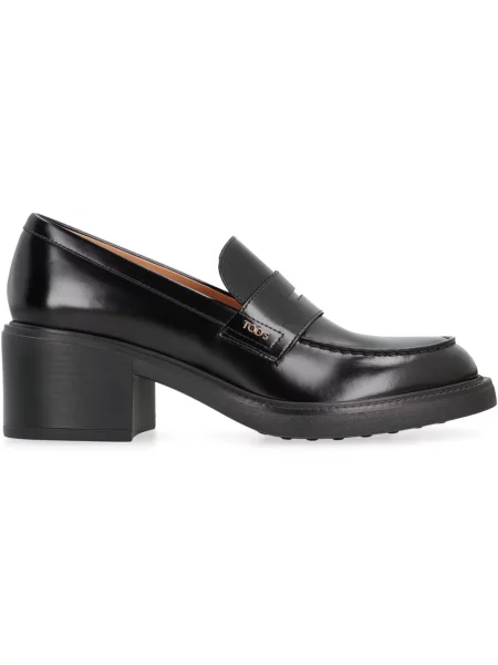 Czółenka Tod's skórzana czarna