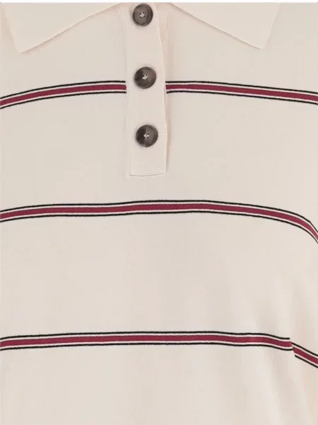 Lung tricou polo The Garment cu dungi