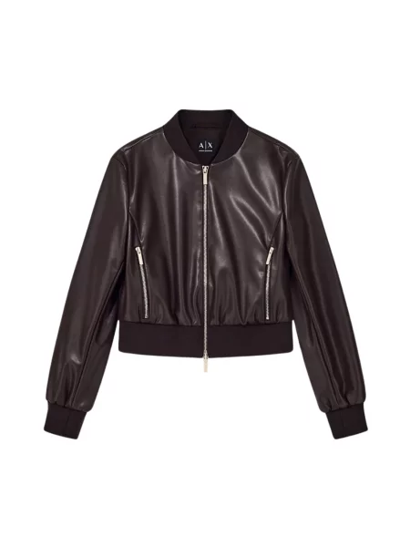 Kurtka bomber Armani Exchange brązowy