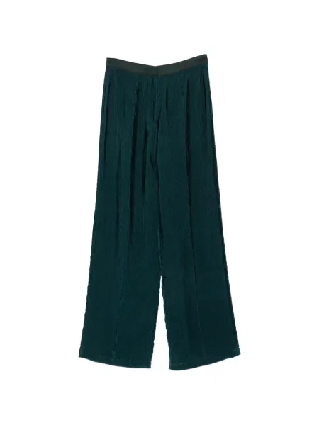 Pantaloni Forte_forte de catifea verde