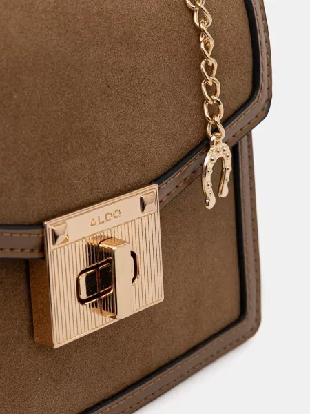 Замшевая сумка через плечо Aldo