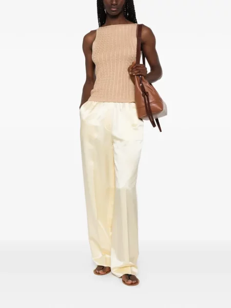 Top Soft Goat tricotate maro