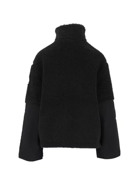 Geacă Canada Goose din fleece negru