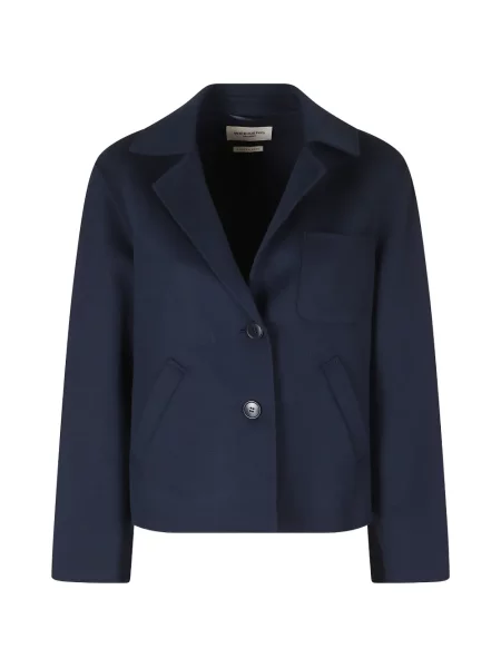 Geacă Weekend Max Mara de lână albastru