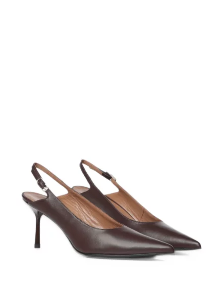 Pantofi cu toc Giuliano Galiano slingback maro