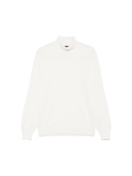 Sweter z golfem Tagliatore do golfa biały