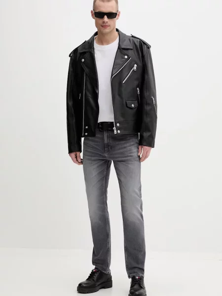 HUGO blugi slim fit pentru bărbați gri