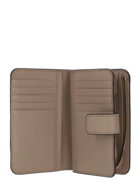 FURLA Portofel gri taupe bej