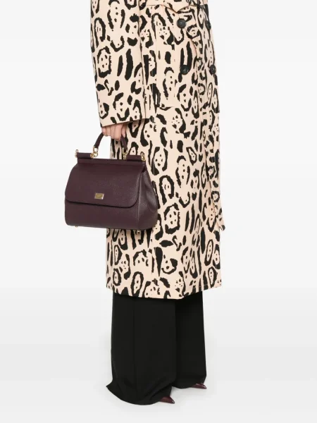 Geantă Dolce & Gabbana Sicily maro