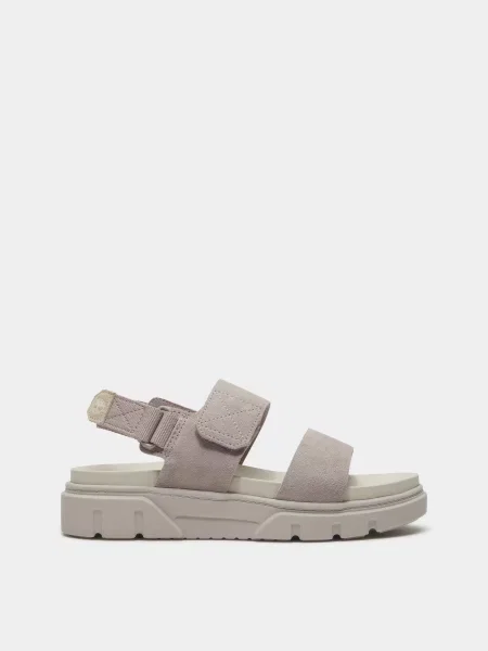 Шкіряні Сандалії Timberland GREYFIELD SANDAL фіолетовий