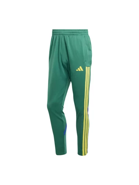 ADIDAS SPORTSWEAR Pantaloni sport TIRO indigo verde galben