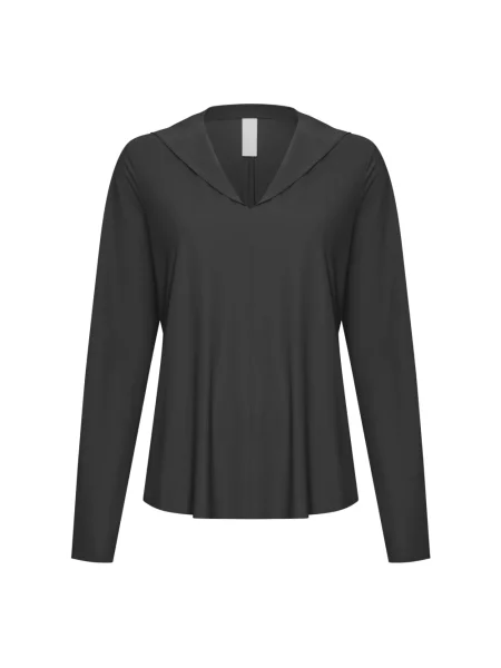 Bluzka Japan Tky ze stretchu czarna