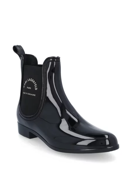 Botine Karl Lagerfeld cu autograf negru