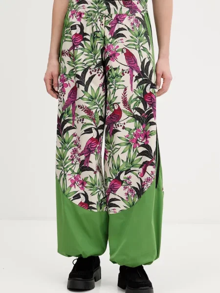 Adidas spodnie x Farm Rio zielone