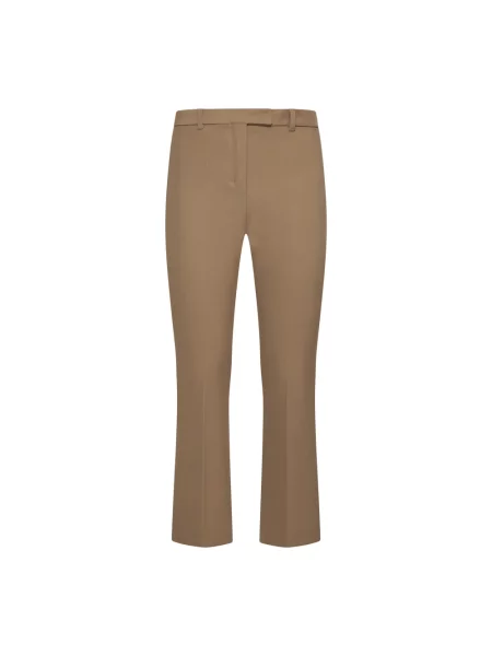 Spodnie Max Mara brązowe