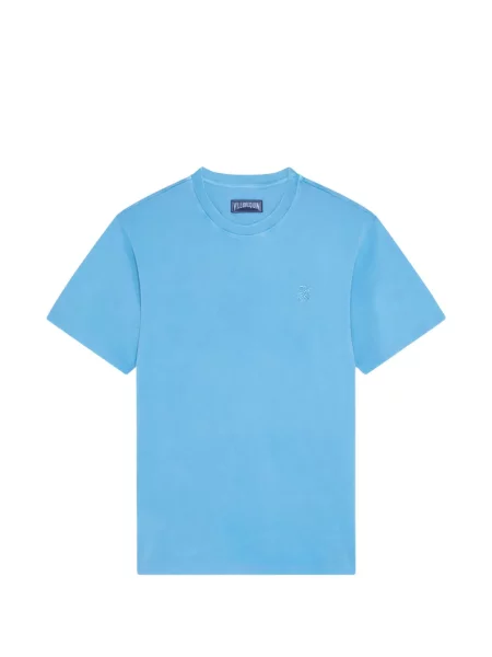 Tričko Vilebrequin s výšivkou modré