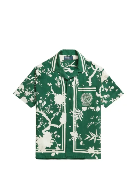 Bőr csíkos csatos baseball sapka Polo Ralph Lauren fehér