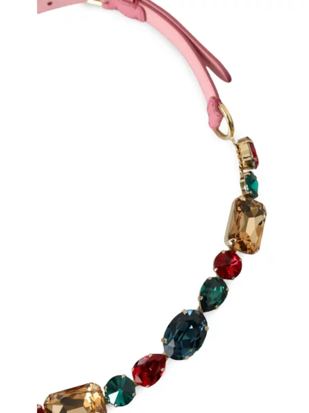 Cu centură curea Dolce & Gabbana din piele roz