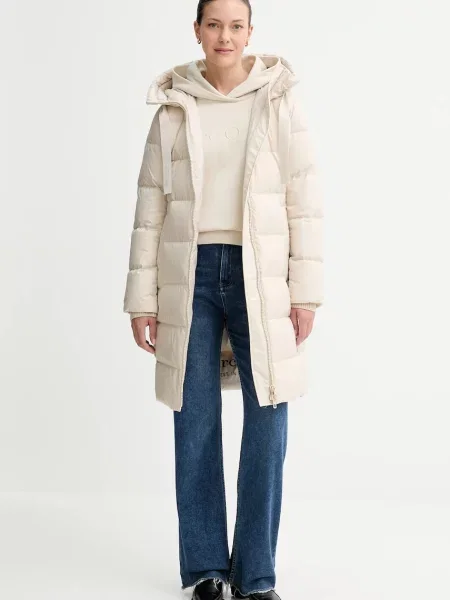 Кофта Marc O'Polo з капюшоном з аплікацією бежевий