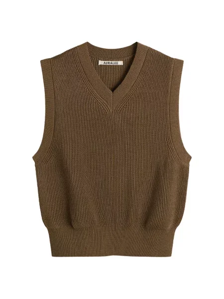 Kamizelka Auralee brązowa