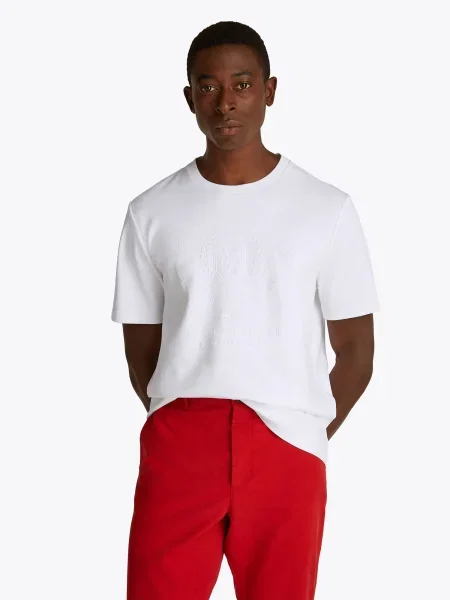 TOMMY HILFIGER Tricou alb