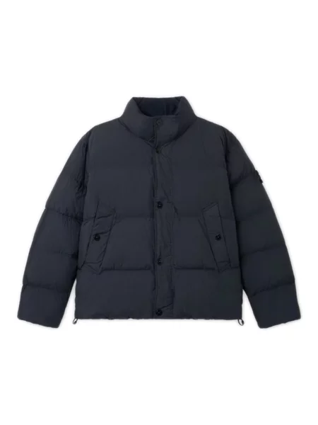 Kurtka puchowa Stone Island z kamieniami niebieska