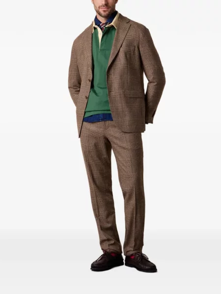 Καρό σύνολο Brooks Brothers καφέ