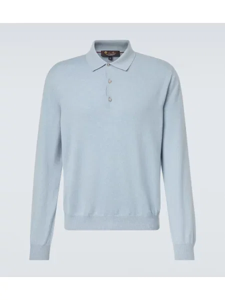 Pulover Loro Piana din cașmir albastru