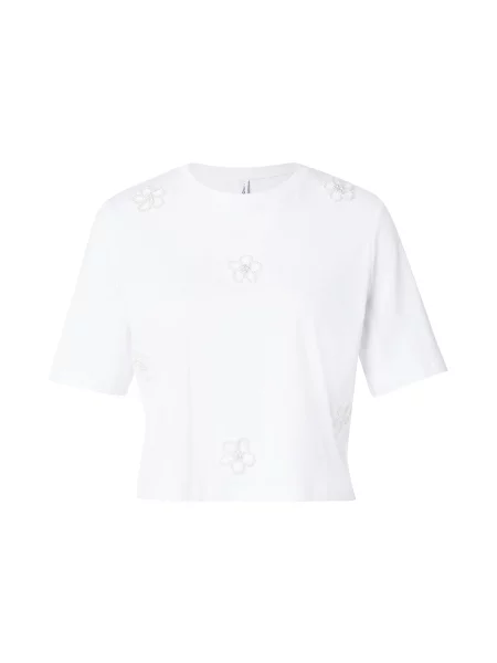 ONLY Tricou ONLJONI' alb