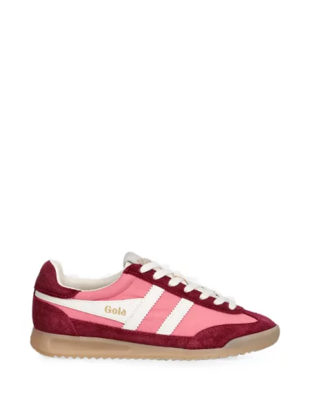 Sneakerși Gola din piele de căprioară roz
