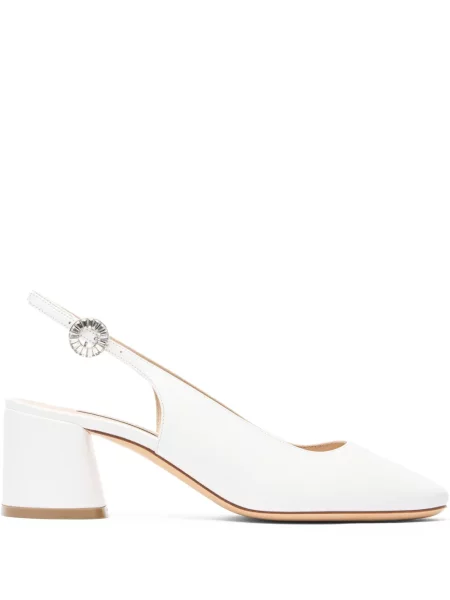 Pantofi cu toc Casadei slingback alb
